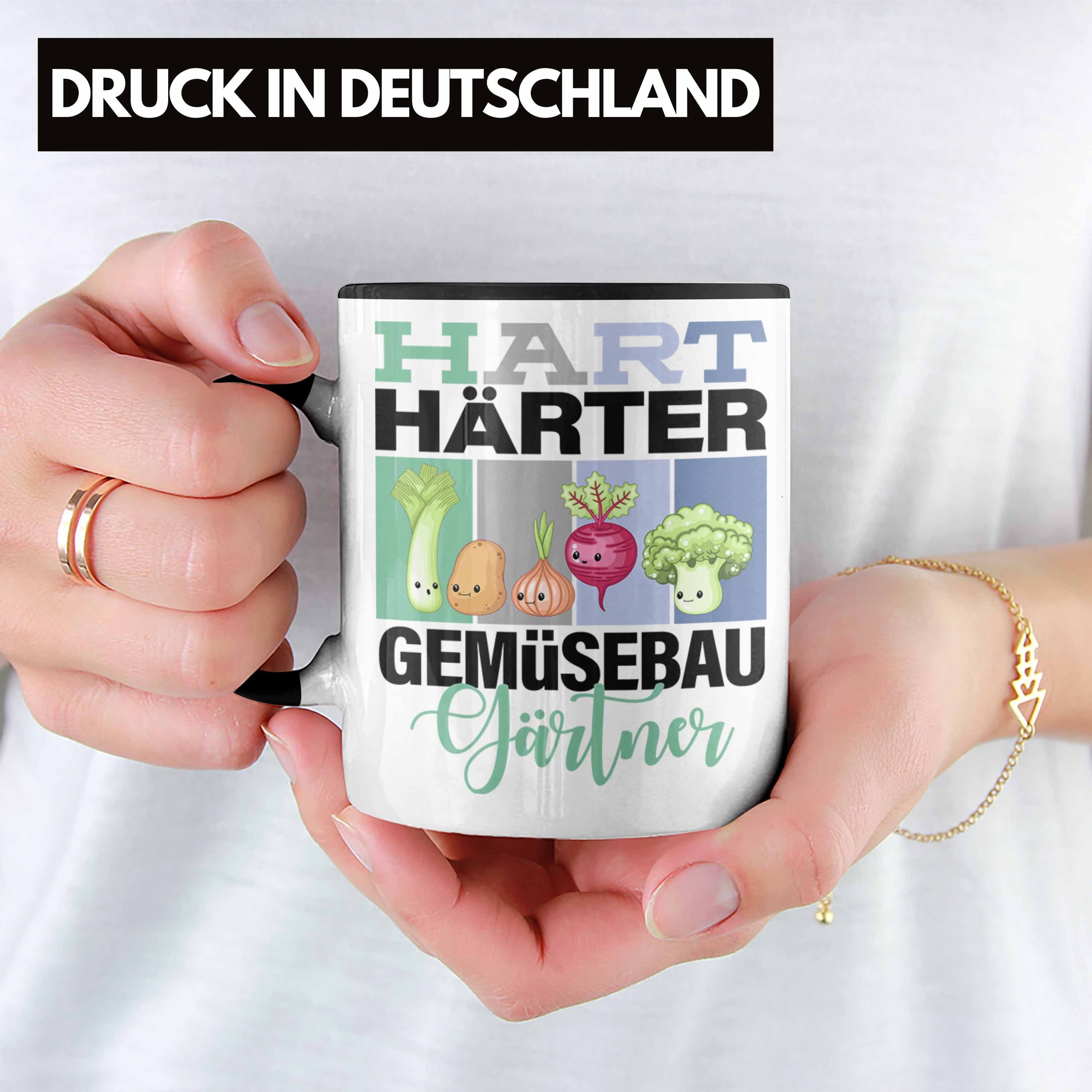 "Hart Gemüsebaugärtner Trendation Spruch Schwarz Härter Tasse Lustige für Ge Geschenkidee Tasse