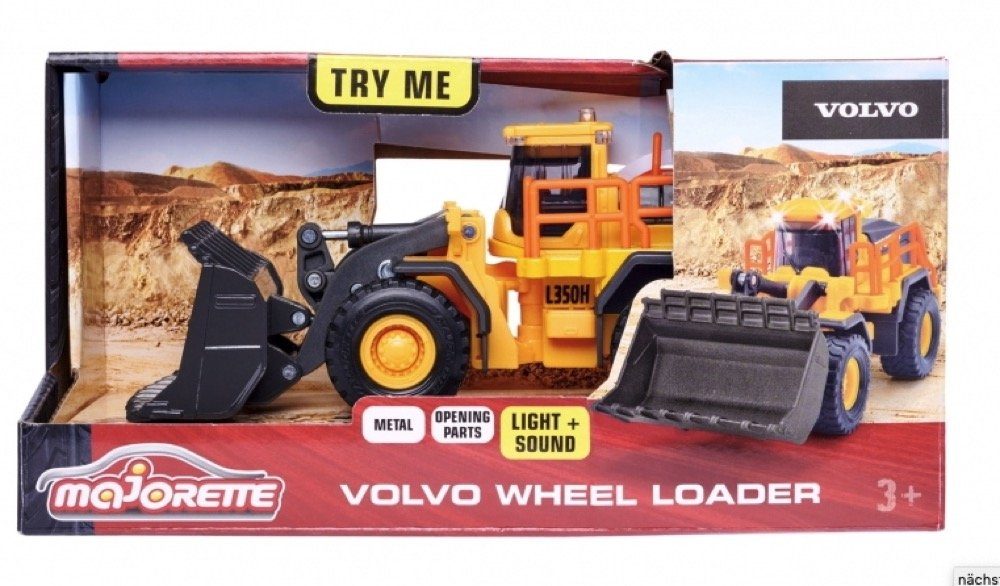 majORETTE Spielzeug-LKW LKW Grand Series Volvo Wheel Loader 213723001