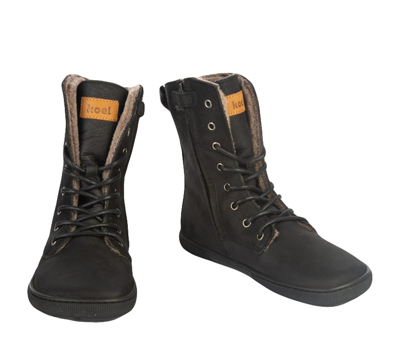 KOEL Koel Damen Barfuss Stiefeletten Faro Hydro Stiefel Schwarz Stiefel