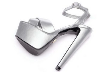 Giaro Sissi Silver Matte Pumps