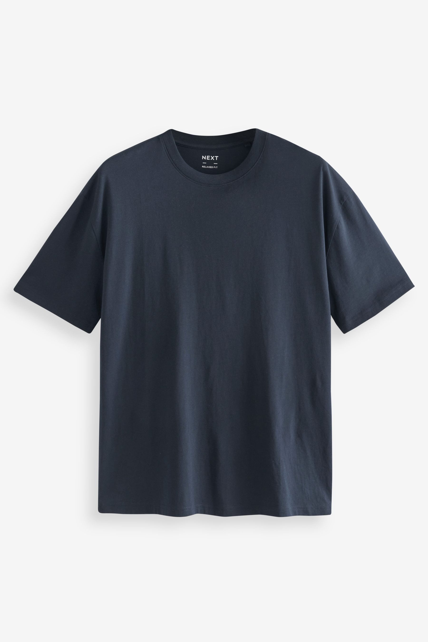 Next T-Shirt Rundhals-T-Shirt im Relaxed Fit günstig online kaufen