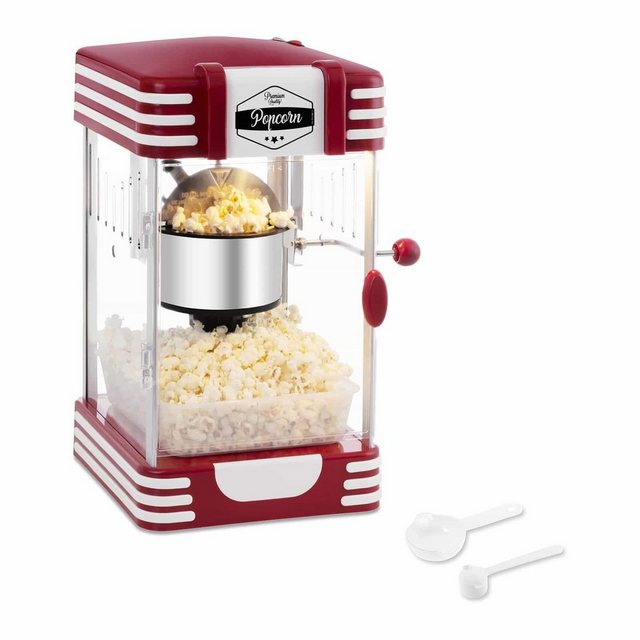 Bredeco Popcornmaschine Popcornmaschine – 50er Jahre Retro-Design – rot