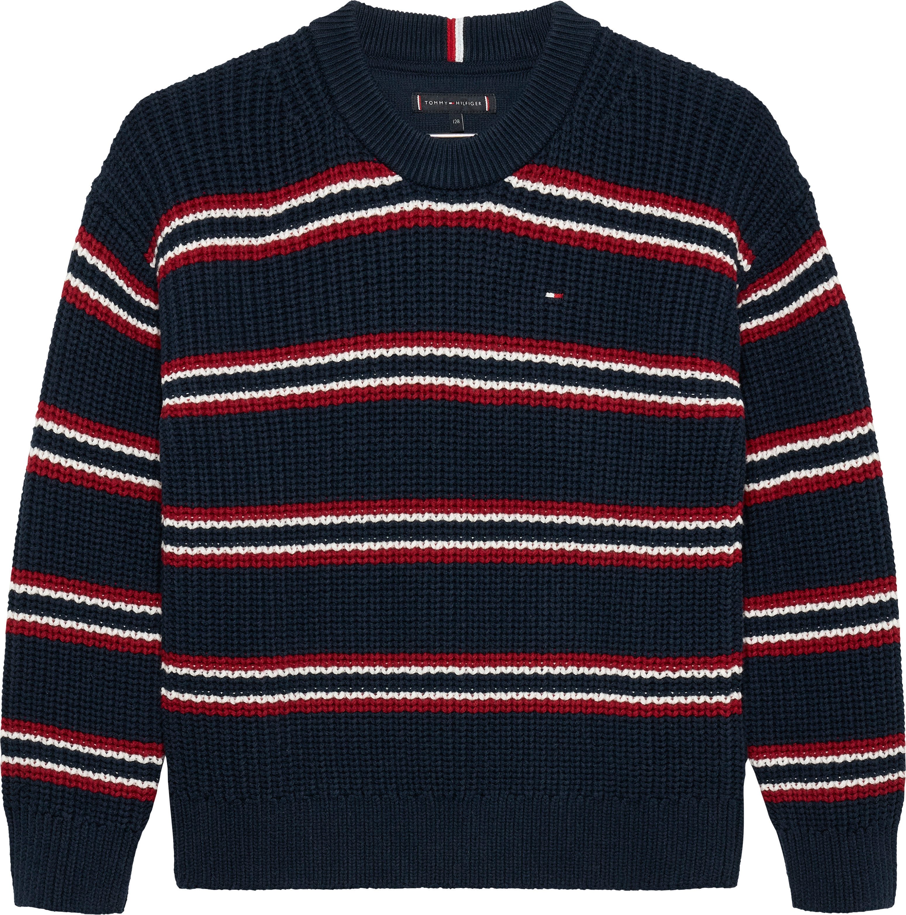 Strickpullover HALF CARDIGAN C-NECK SWEATER