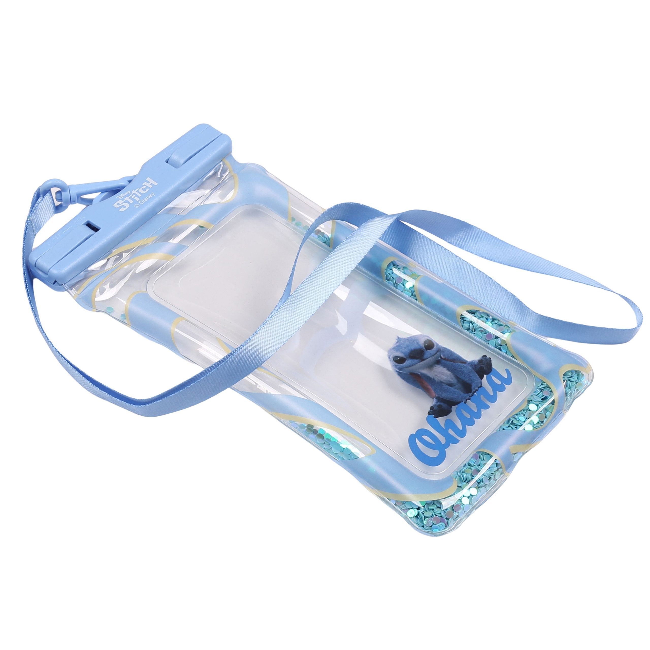 Disney Handytasche Disney Stitch wasserdichtes Etui mit Band für Strand & Schwimmbad