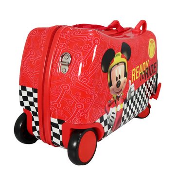 Disney Kinderkoffer Disney Mickey Maus Ride-ON Kinder Trolley Koffer, 4 Rollen