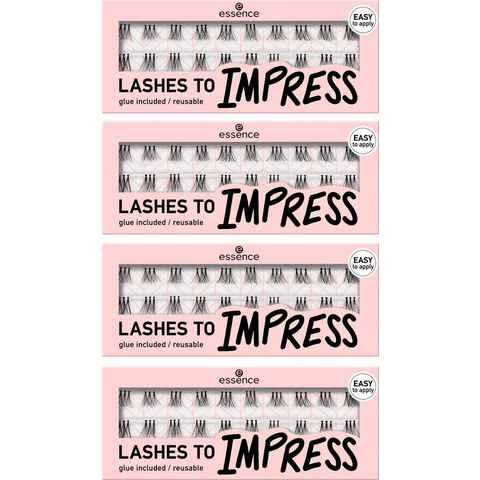 Essence Einzelwimpern essence LASHES TO IMPRESS 07, Packung, 4 tlg.