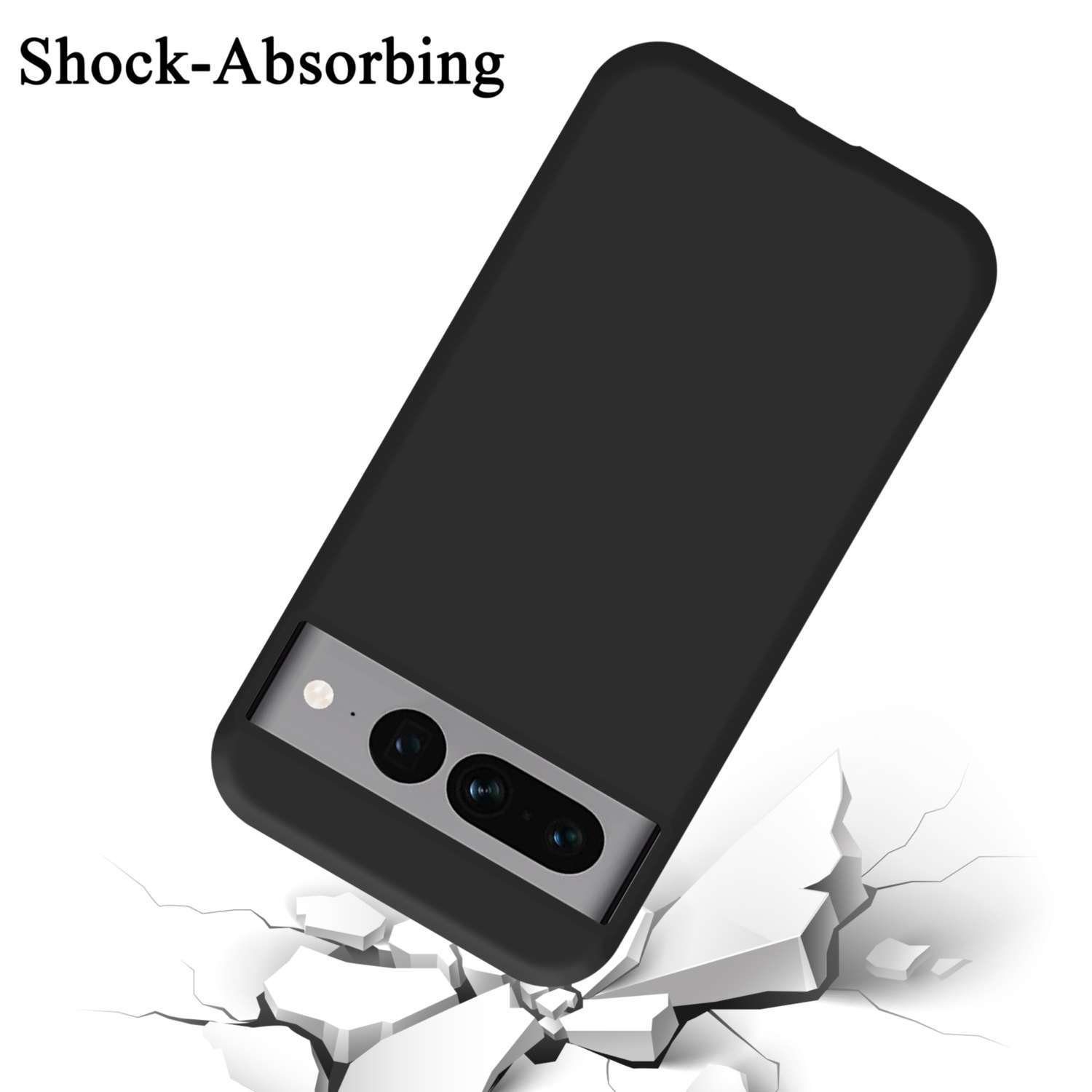 Cadorabo Handyhülle für Google PIXEL 7 PRO Hülle Google PIXEL 7 PRO, Flexible Hülle TPU Silikon Schutzhülle Back Cover Case
