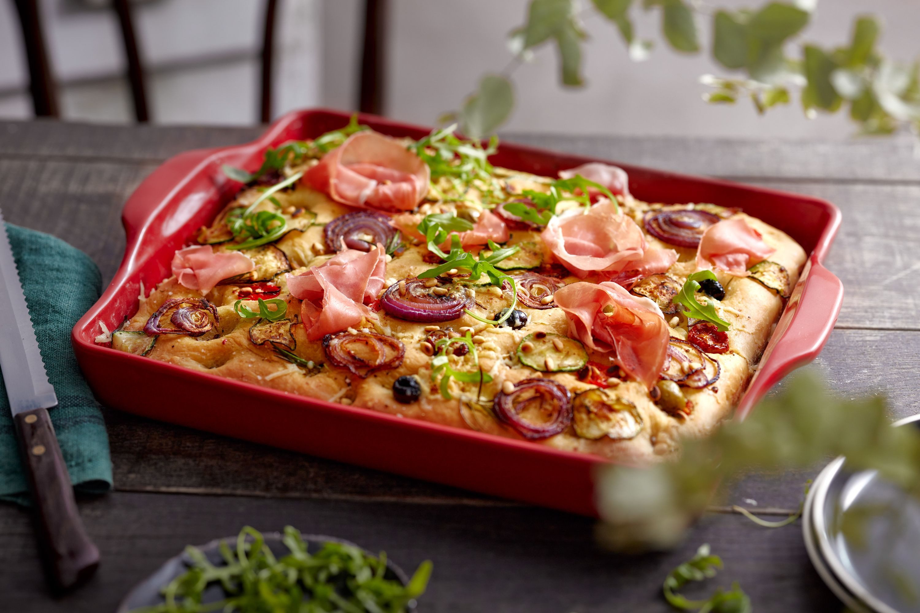 Emile Henry Brotbackform Emile Henry Focaccia