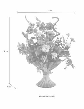 Kunstpflanze Wildrosen Wildröschen, I.GE.A., Höhe 41 cm