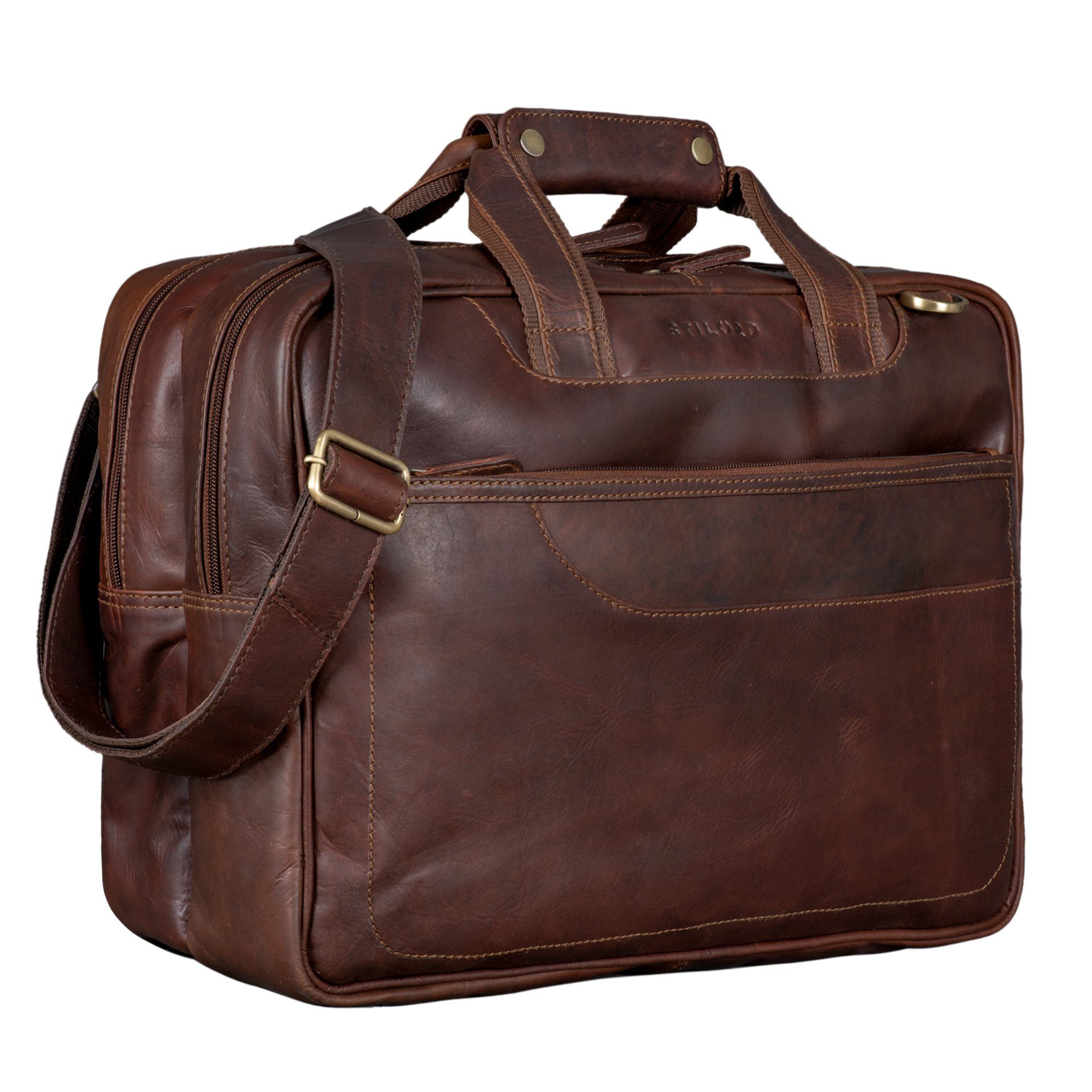 Aktentasche "Astor" Große Lehrertasche Leder
