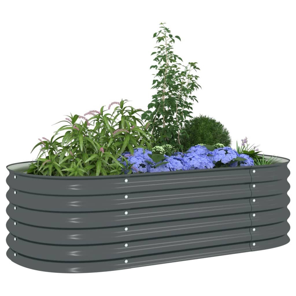 vidaXL Hochbeet Garten-Hochbeet 160x80x44 cm Verzinkter günstig online kaufen