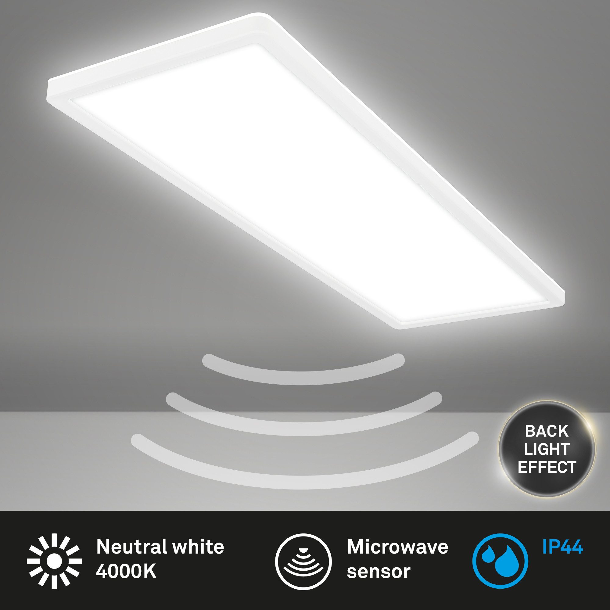 Briloner Leuchten Deckenleuchte LED Deckenlampe Badlampe günstig online kaufen