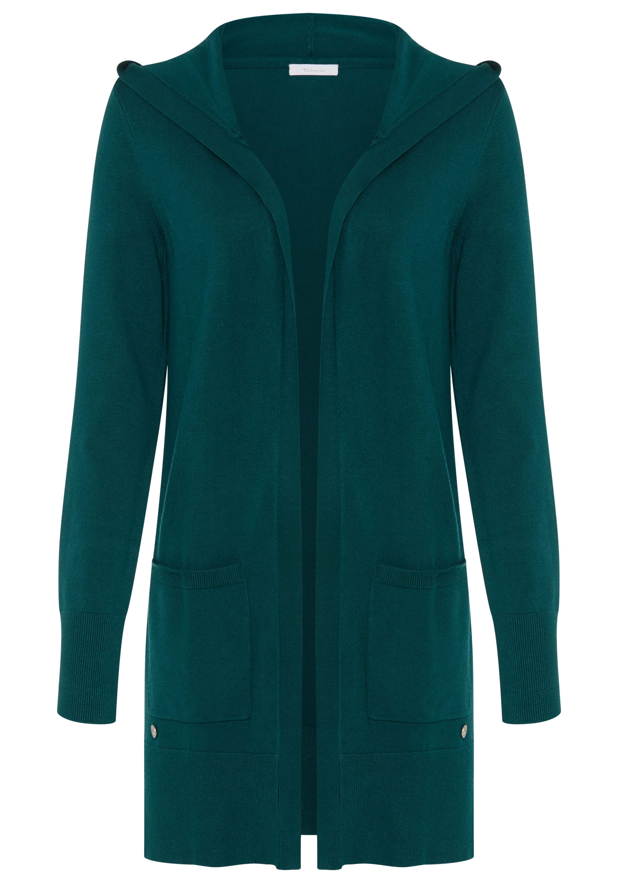 Tamaris Longstrickjacke aus weicher Viskosemischung mit Kapuze, aus angenehmer Viskosemischung – Bild 5 von 5