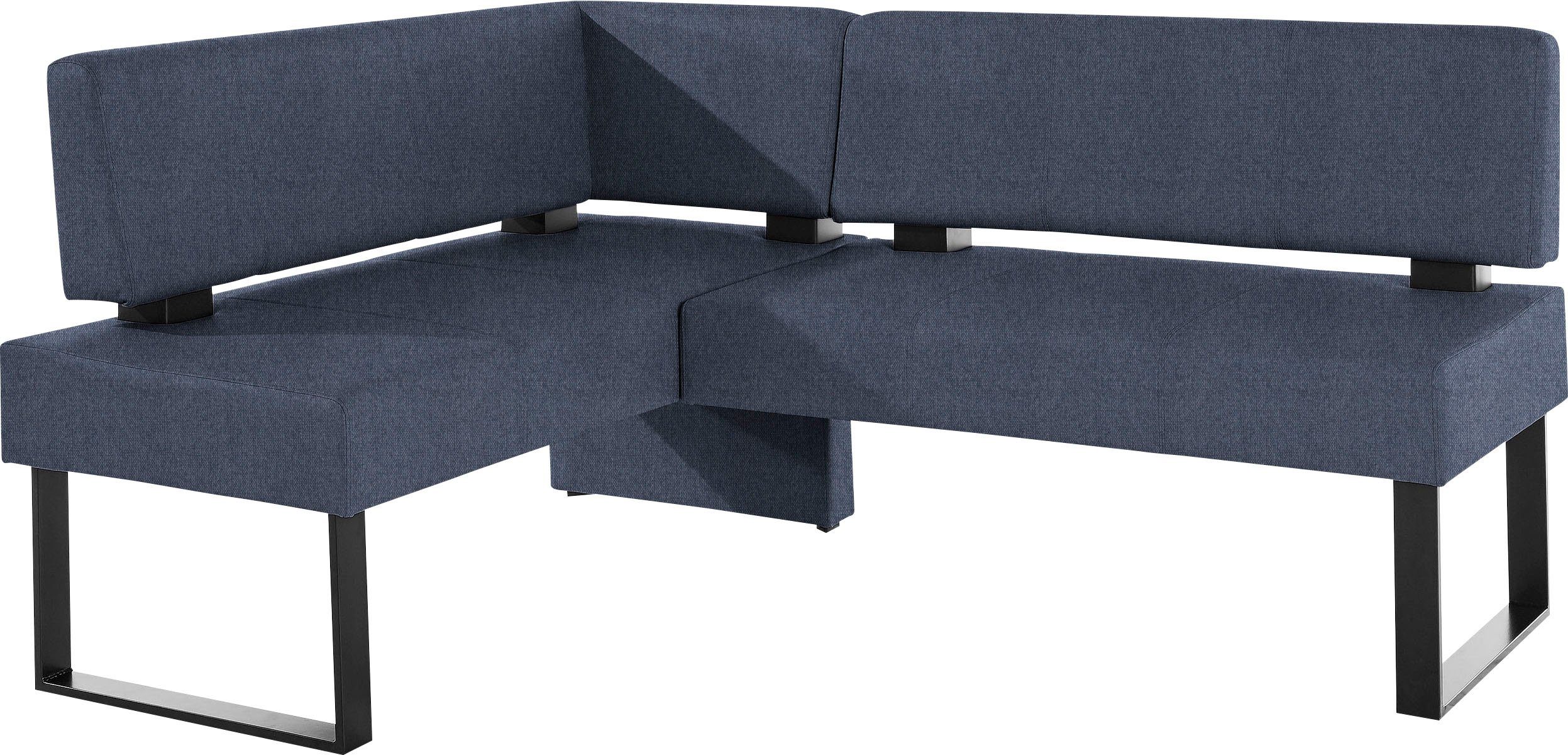 OTTO home Eckbank Oliver mit Metallgestell, Küchenbank, verschiedene Bezüge Cord Esszimmerbank OTTOs Choice