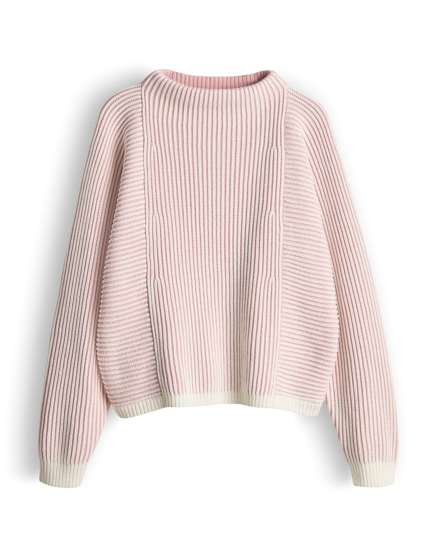 Strickpullover POZOLI mit dynamischen Streifenstrick