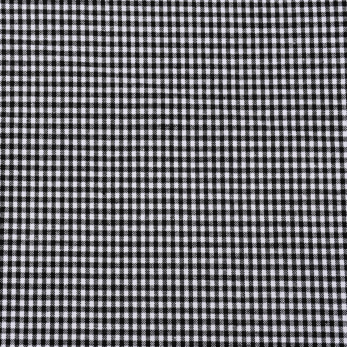 SCHÖNER LEBEN. Stoff Baumwollstoff Meterware kariert weiß schwarz 2mm