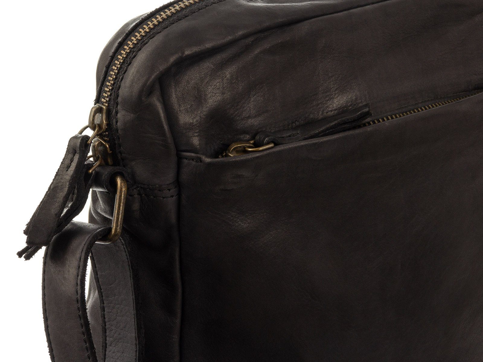 HARBOUR 2nd Shopper Arion Crossbody-Style Cool Casual Umhängetasche (ein Stück, 1-tlg., ca. B/H/T 24/26/5 cm), Leder