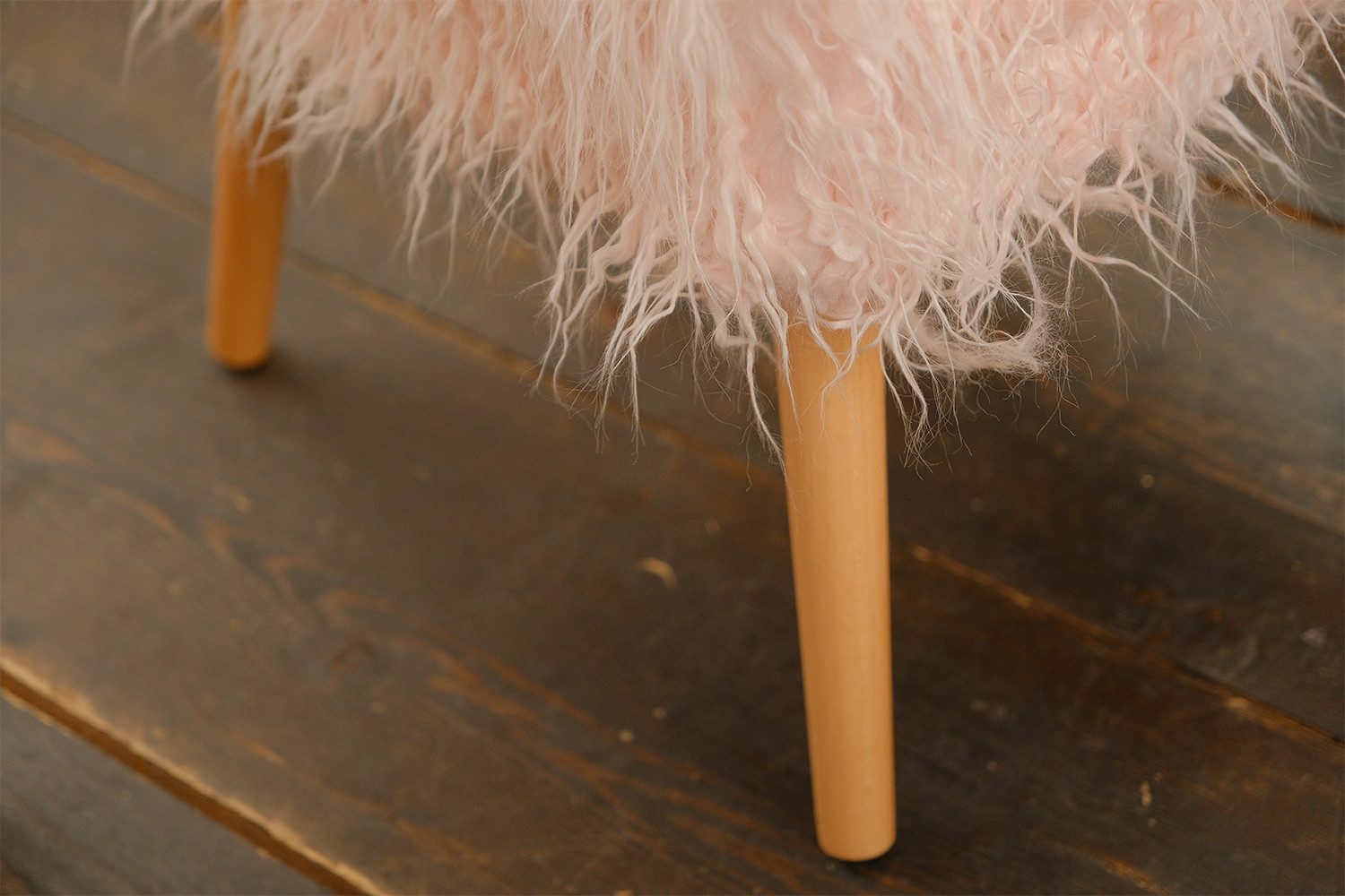 KAWOLA Hocker FYNN, Fell Fellhocker verschiedene Farben