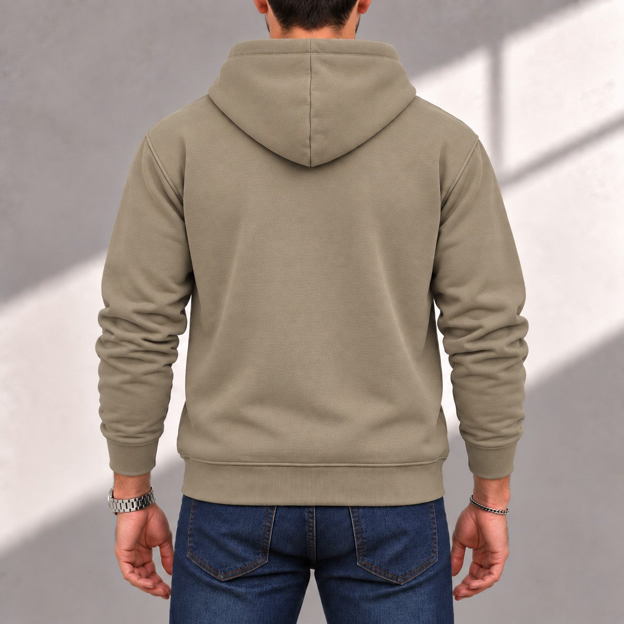 S&S Kapuzensweatshirt Hoodie Herren Kapuzenpullover Moderne Sweatshirt Baumwollmischung (Packung, 1-tlg) Fleece Pullover Hoody – Bild 4 von 5