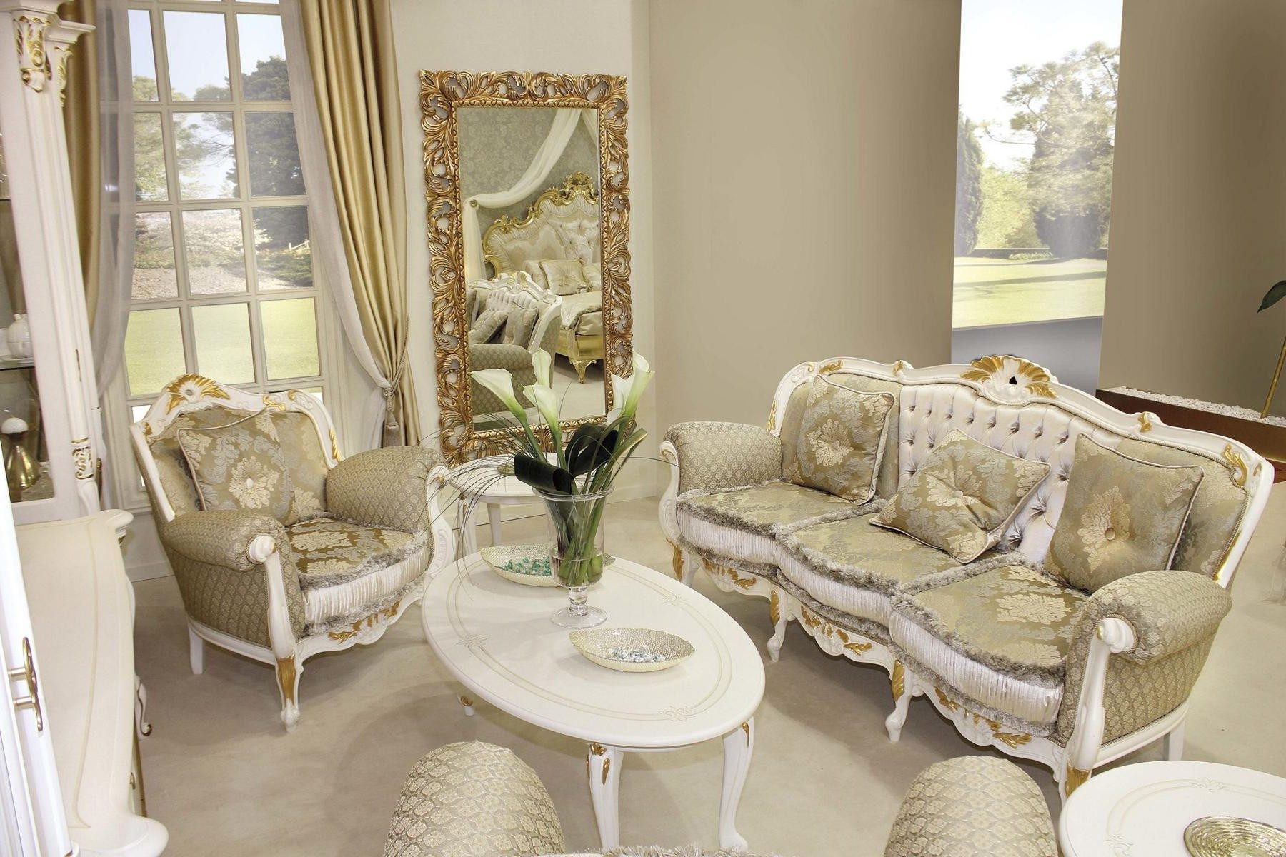 Xlmoebel Polstergarnitur Klassische 3+1 Sitzer Sofagarnitur im luxuriösen Design, (2-tlg), Made in Europa