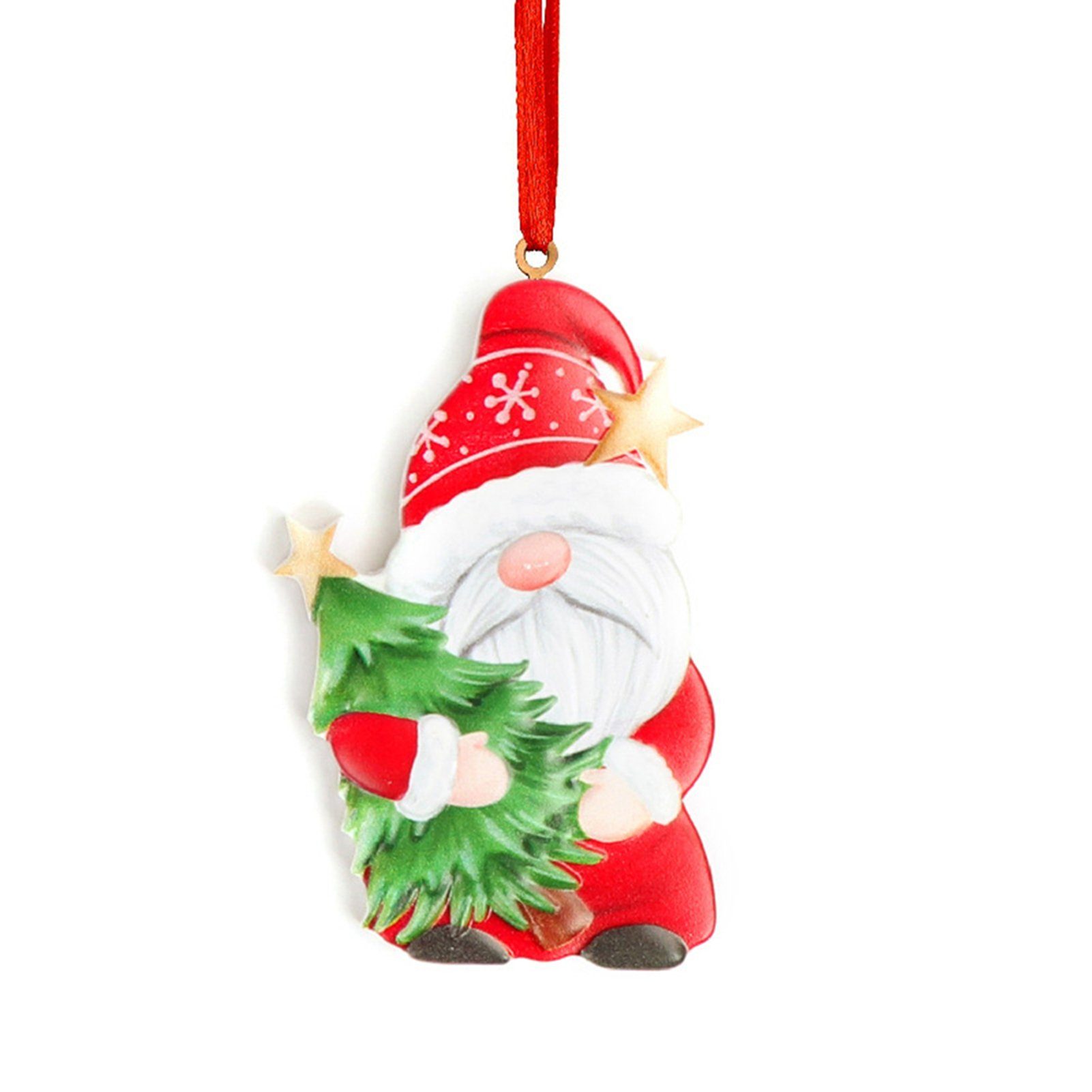 Blusmart Christbaumschmuck Weihnachtsharz-Anhänger, Weihnachtsbaumschmuck, Kleiner Hängender, Christbaumschmuck