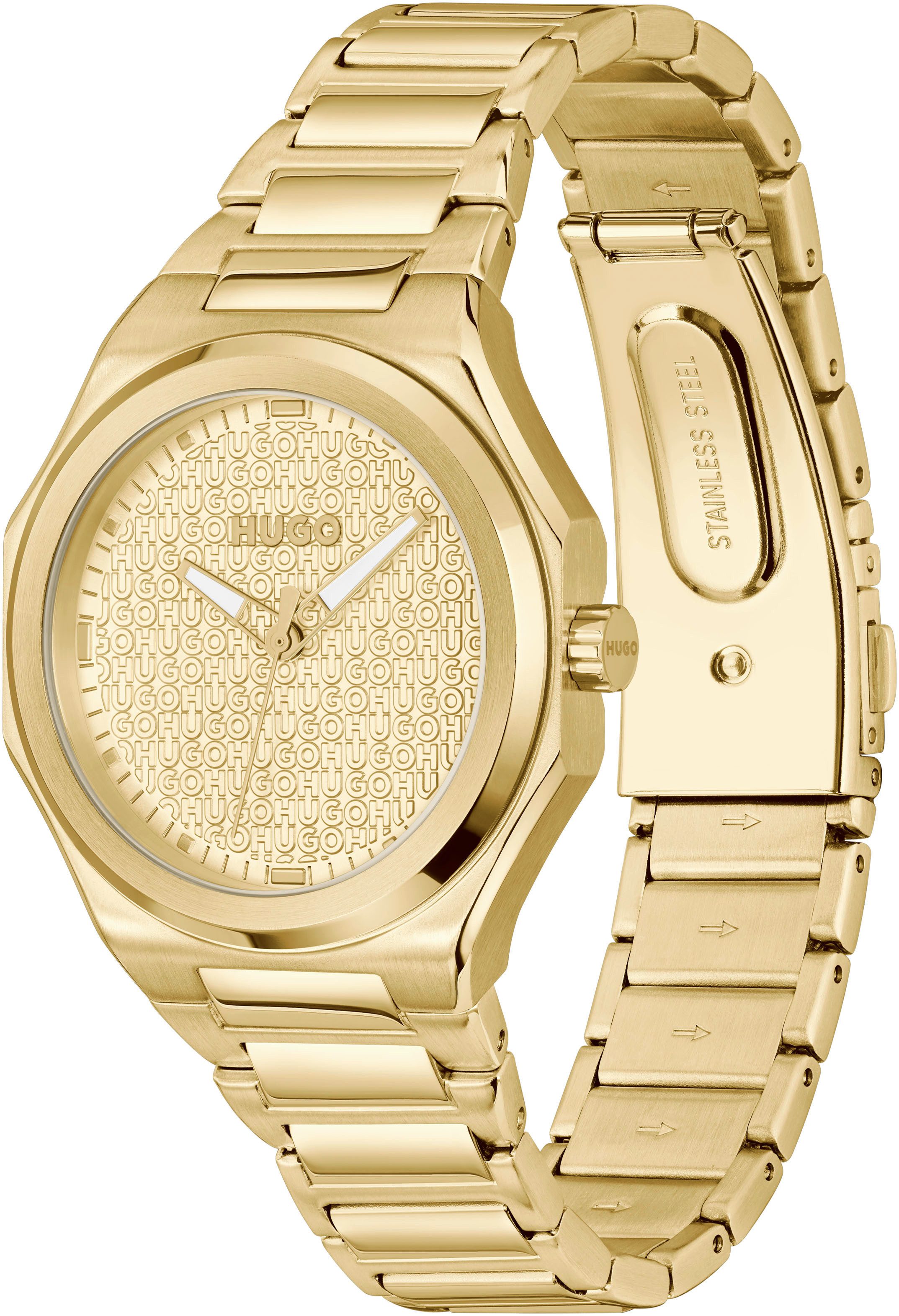 HUGO Quarzuhr #GRAIL FOR HER 1540177, Armbanduhr, Damenuhr, analog, Edelsta günstig online kaufen