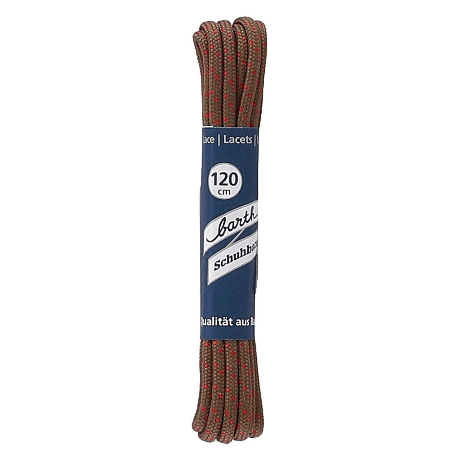 barth schuhbandl Schnürsenkel Magic MTH rund braun/rot 120cm