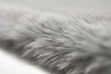 Hochflor-Teppich Teppich Shaggy Kunstfellteppich Hochflor Teppich Faux Fur Flokati in anthrazit, Teppich-Traum, rechteckig, Höhe: 30 mm