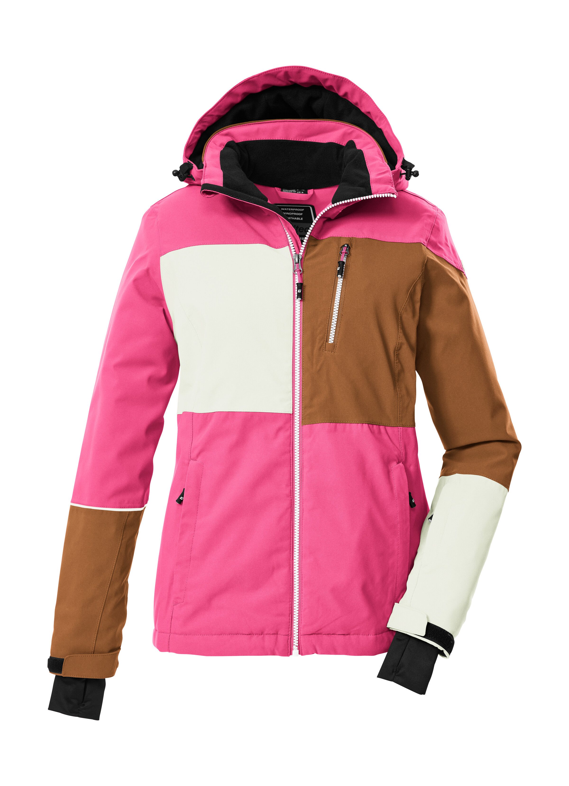 Killtec Skijacke KSW 437 WMN SKI JCKT Damen Skijacke: wasserdicht, atmungsaktiv, innen Fleece