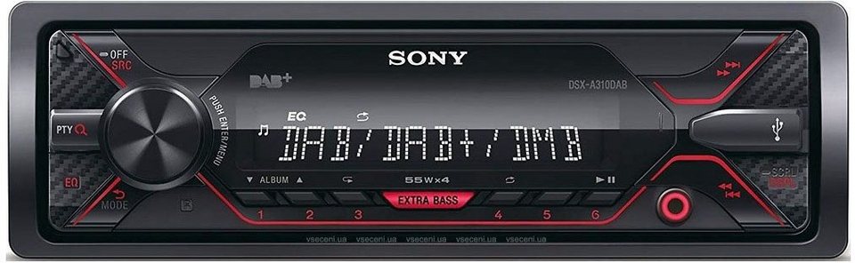 Sony DSX-A310KIT Autoradio (Digitalradio (DAB), UKW mit RDS, 220 W)