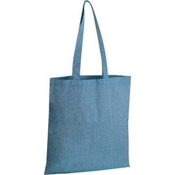 Livepac Office Freizeittasche 4x recycelte Baumwolltasche / Einkaufstasche / je 1x blau, rot, weiß u