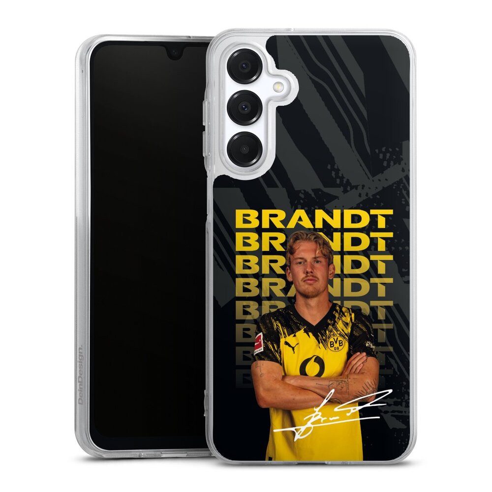 DeinDesign Handyhülle Borussia Dortmund Julian Brandt BVB Julian Brandt 25/26, Samsung Galaxy A16 5G Silikon Hülle Bumper Case Handy Schutzhülle