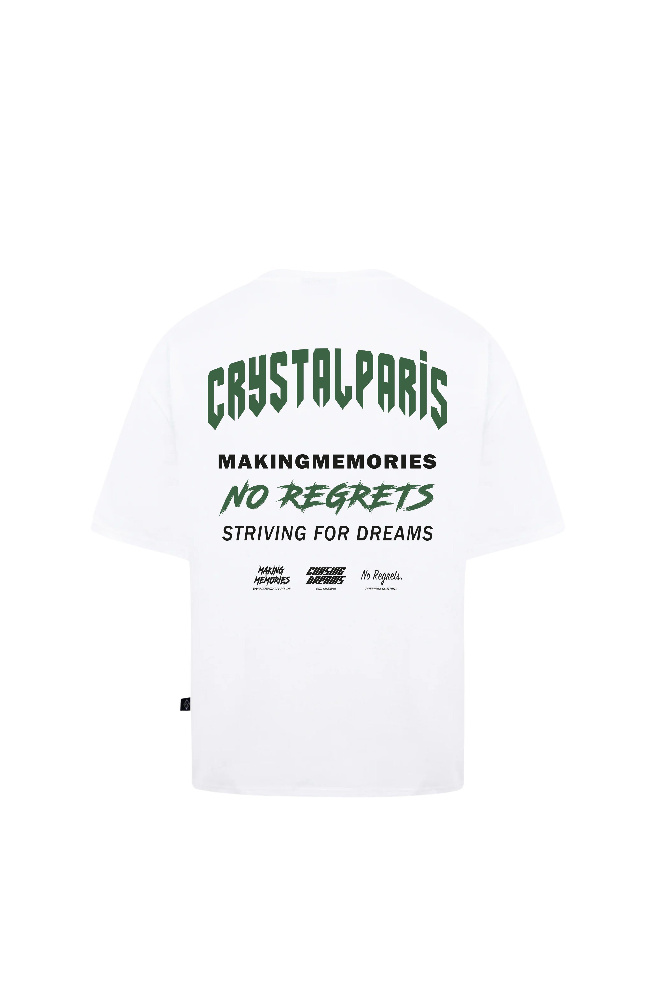 Dreams Oversize-Shirt Paris White Crystal