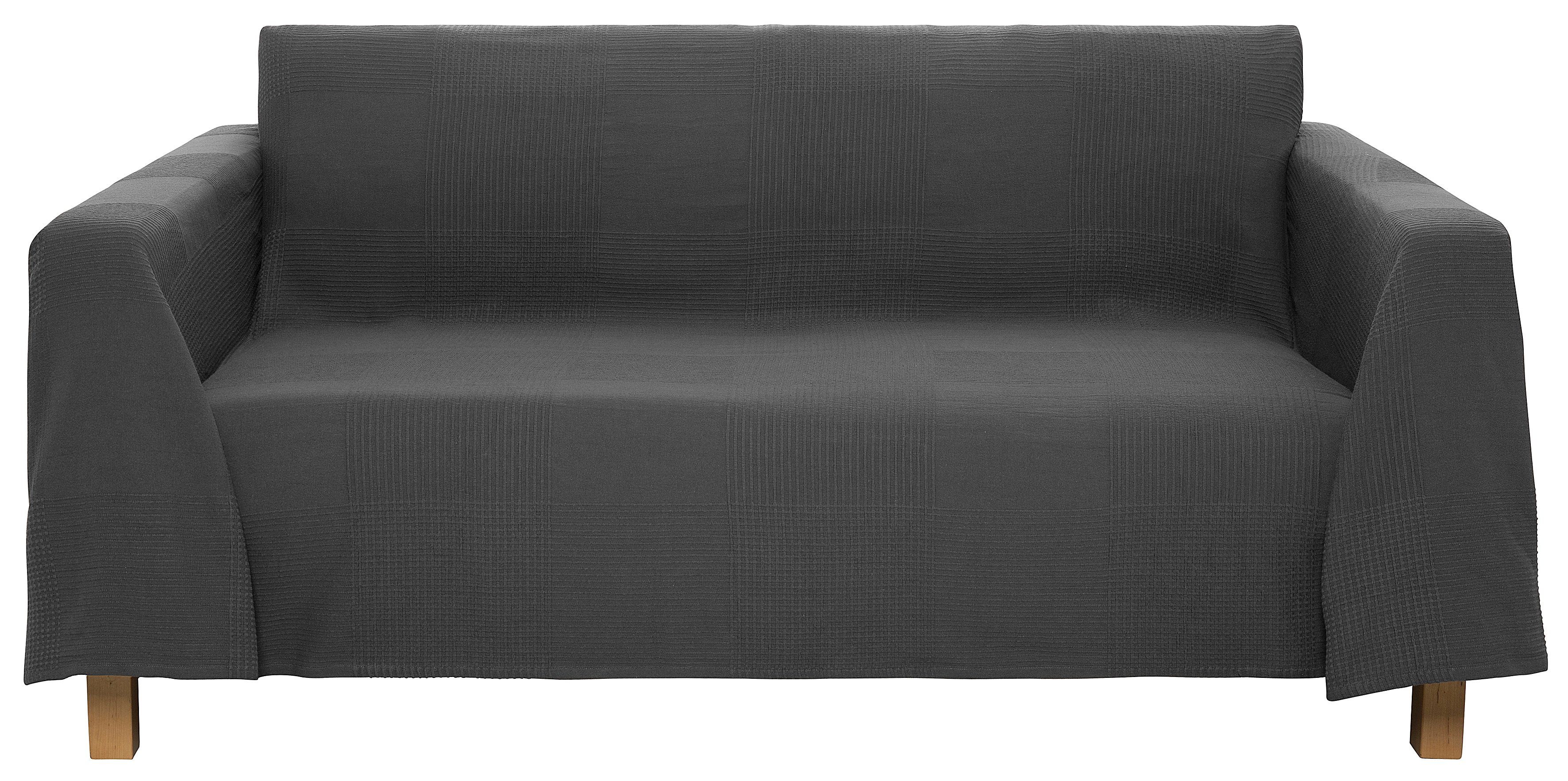 OTTO home Tagesdecke Mira, leichte Tagesdecke aus 100% Baumwolle, uni Überwurf, ohne Füllung – Bild 4 von 5