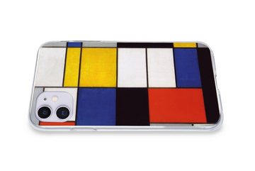 MuchoWow Handyhülle Komposition A - Piet Mondrian, Handyhülle Apple iPhone 11, Smartphone-Bumper, Print, Handy