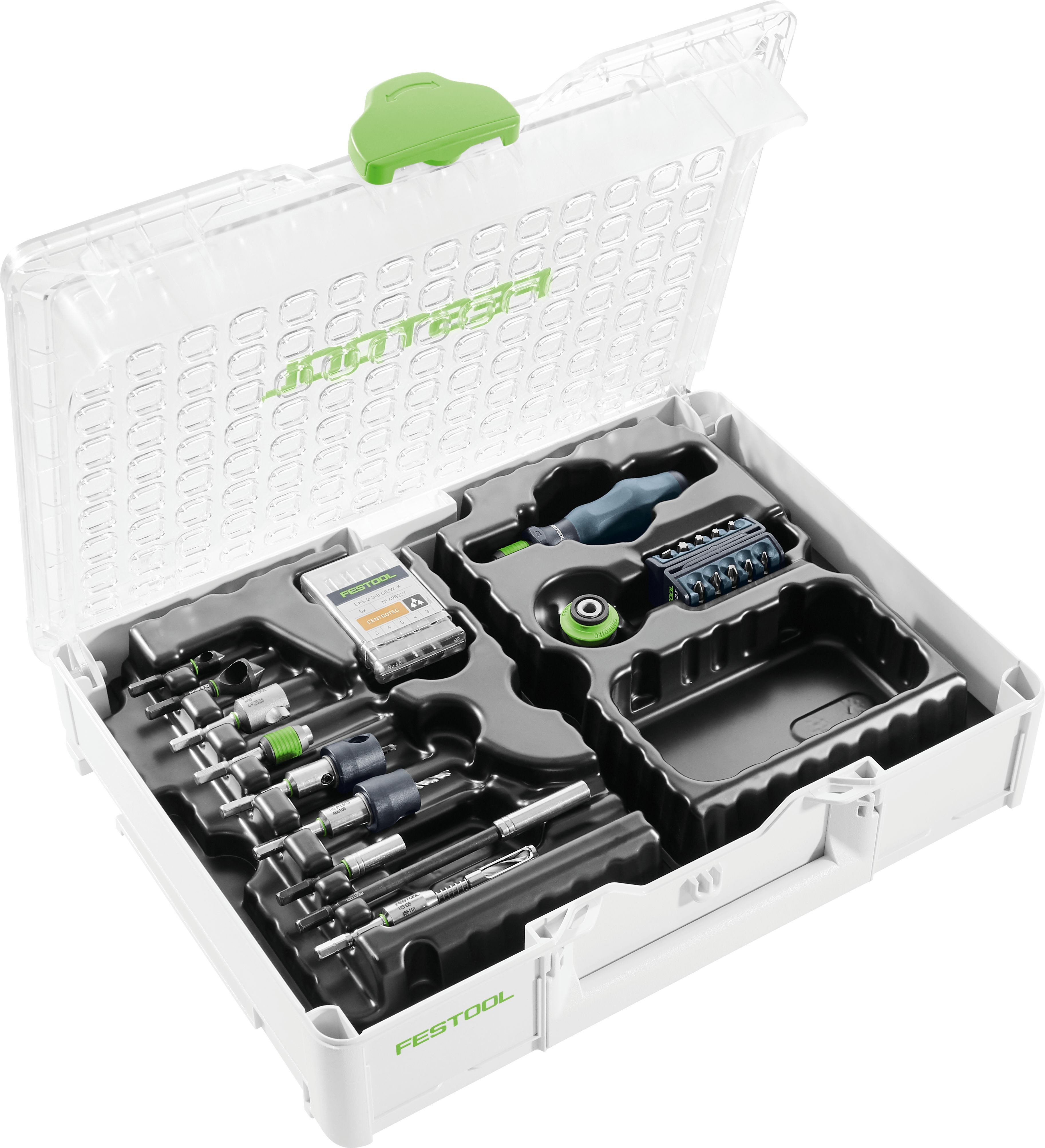 Bohrer- und Bitset Festool Montagepaket SYS3 M 89 ORG CE-SORT