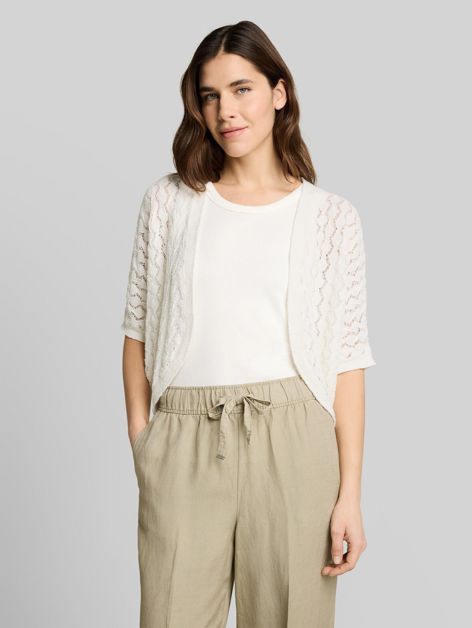 TOM TAILOR Cardigan Pullover & Strickjacken Oversize Bolero Cardigan