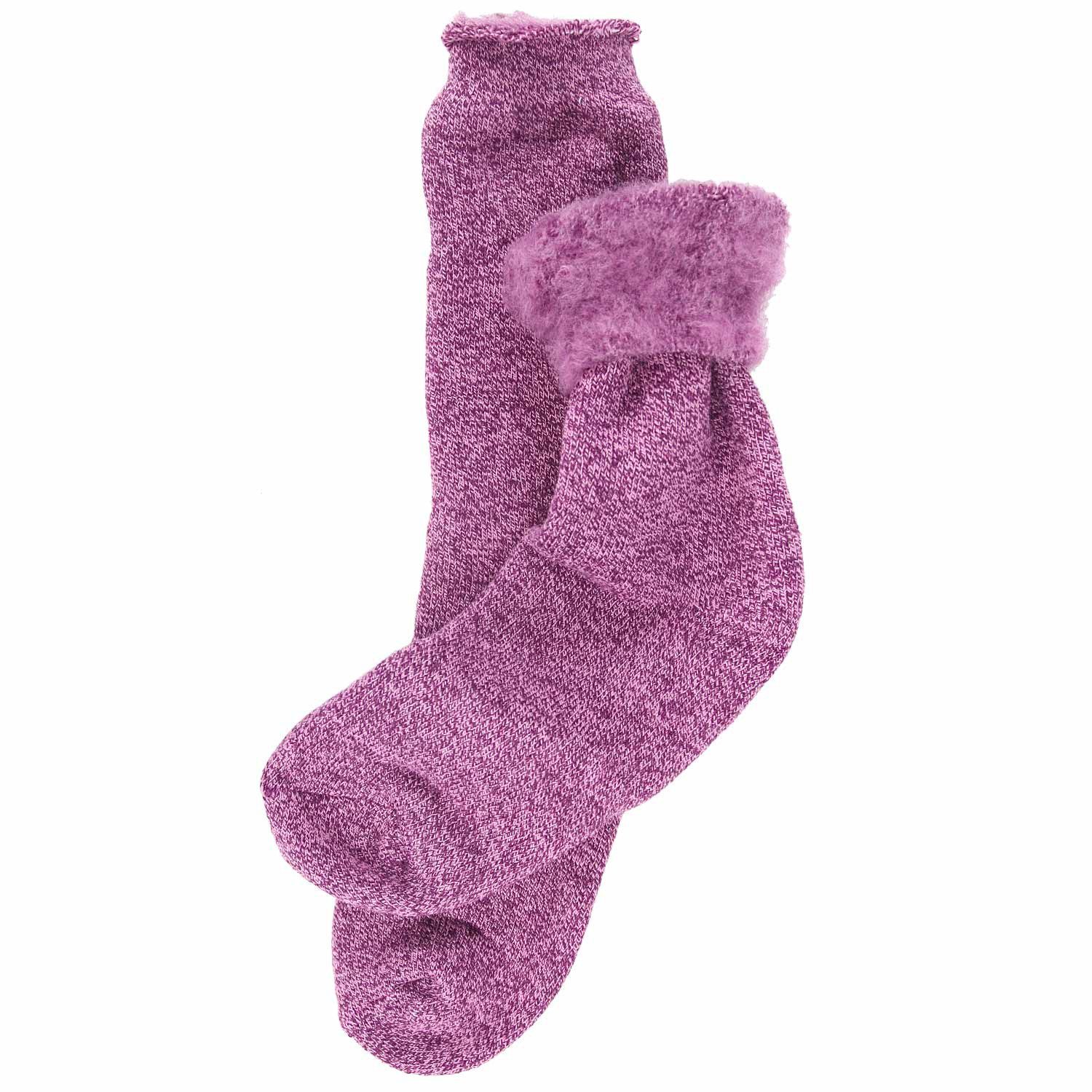 Antonio Haussocken Antonio Damen Thermo Socken 39-42 Purple günstig online kaufen
