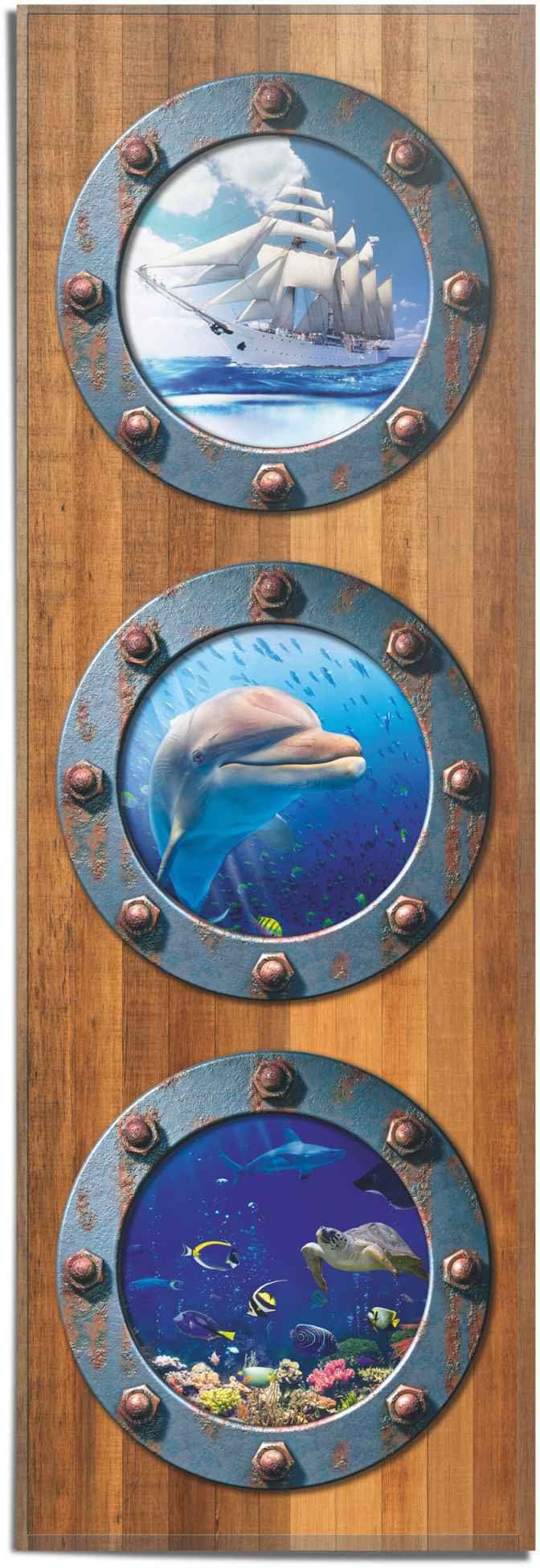 Reinders! Poster »Bullauge Unterwasserwelt - Mer - Fische - Träume«, (1 Stück)-Otto