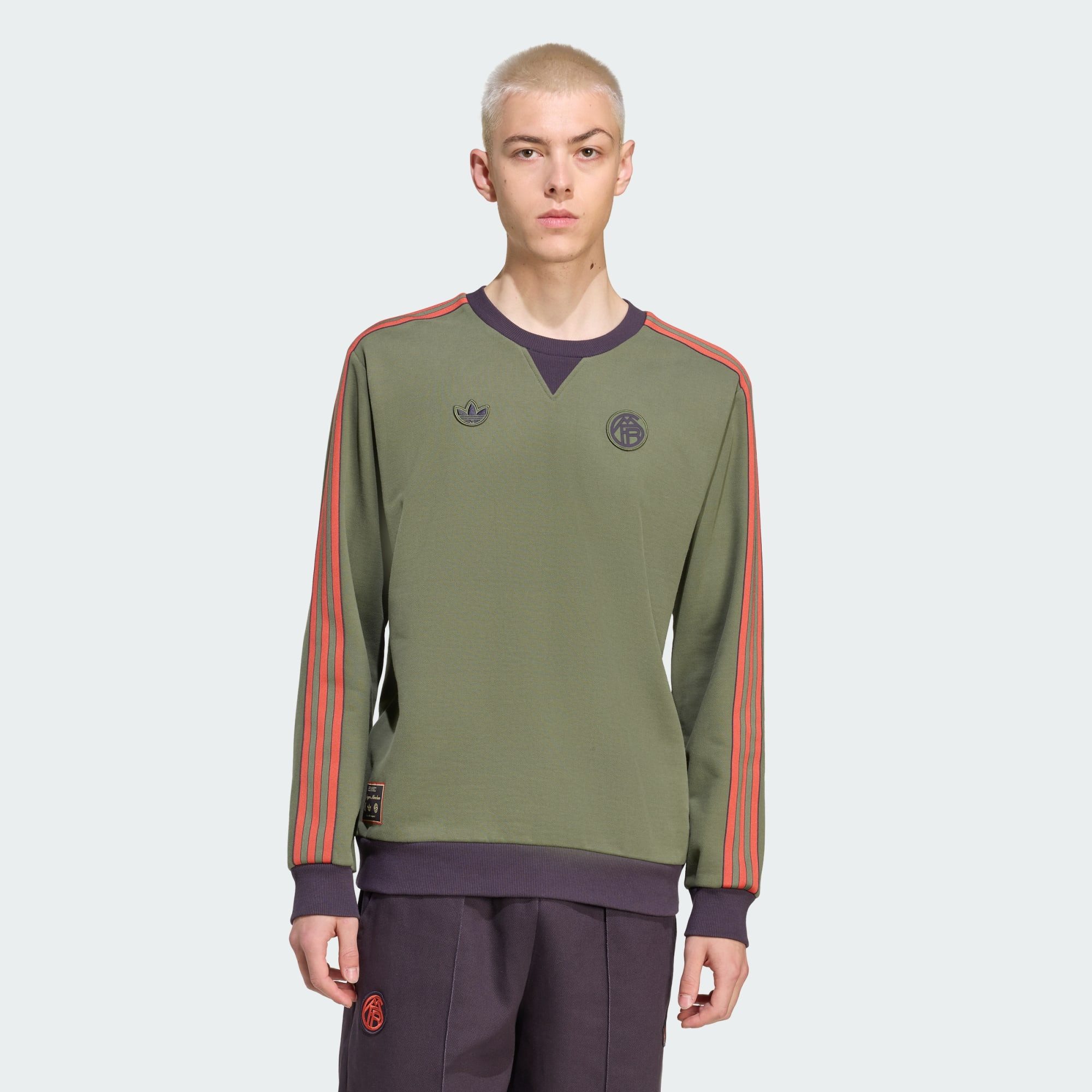 adidas Originals Sweatshirt FC BAYERN MÜNCHEN TERRACE ICONS SWEATSHIRT (1-t günstig online kaufen
