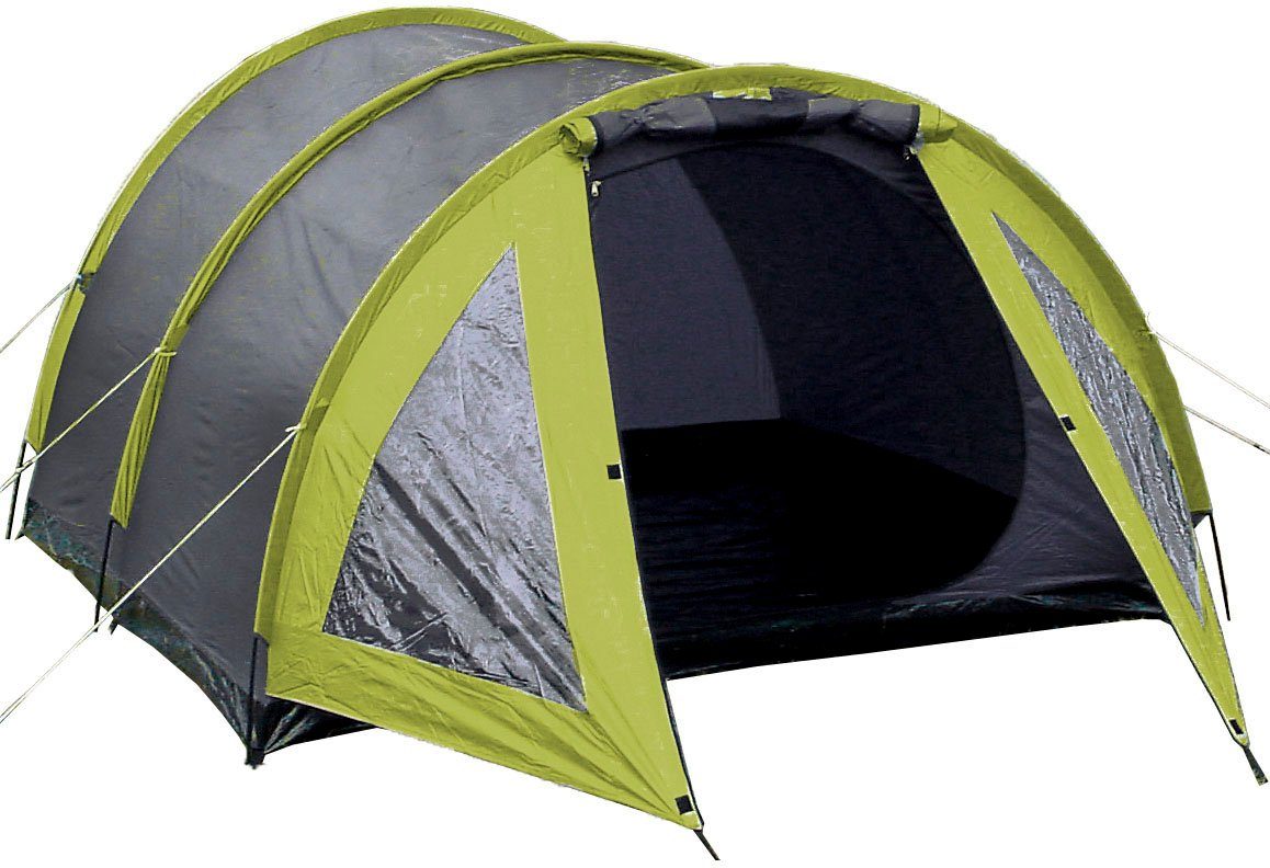 Schlafsack 5-teilig, (Set, x EXPLORER Tunnelzelt Tunnelzelt, Schlafsäcke Light Isoliermatte Campingset 5 2 gerollt) 1 3 / Personen: 2 Zelt x 1 Isomatten, 2 tlg., x 600, / 2