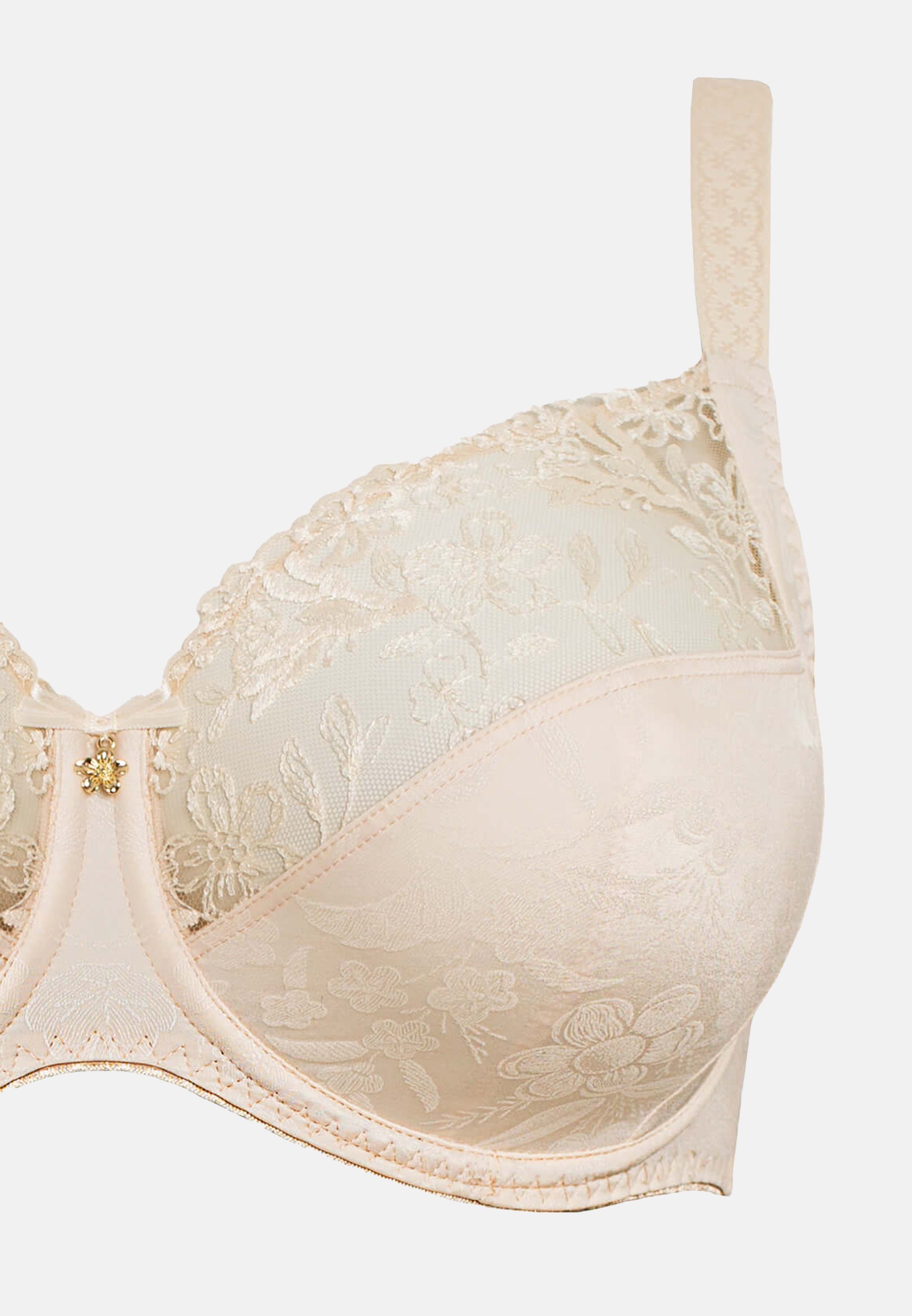 Ulla Dessous Bügel-BH Jasmin (1-tlg) Bügel-BH - Feinste Mikrofaser kombiniert mit filigraner Stickerei