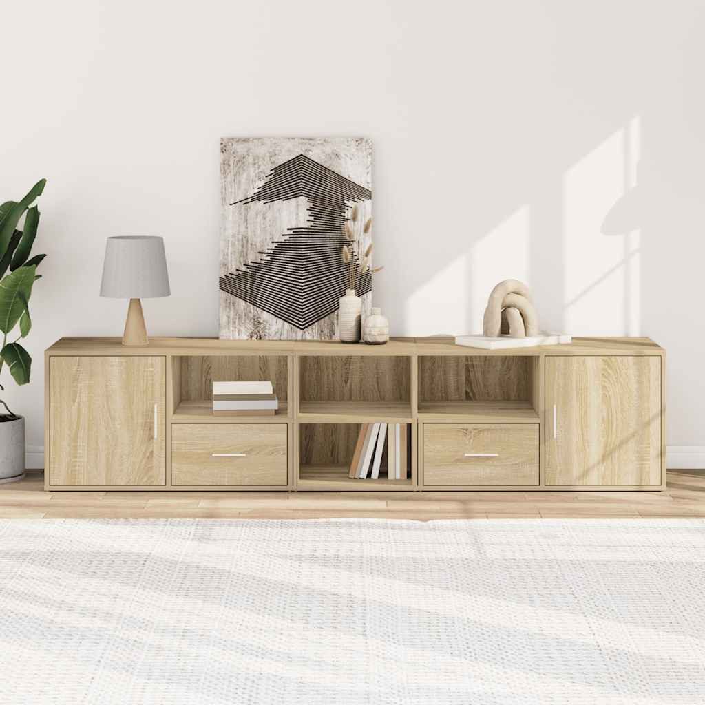 vidaXL Schuhschrank Eckregal Sonoma-Eiche 200x40x45 cm günstig online kaufen