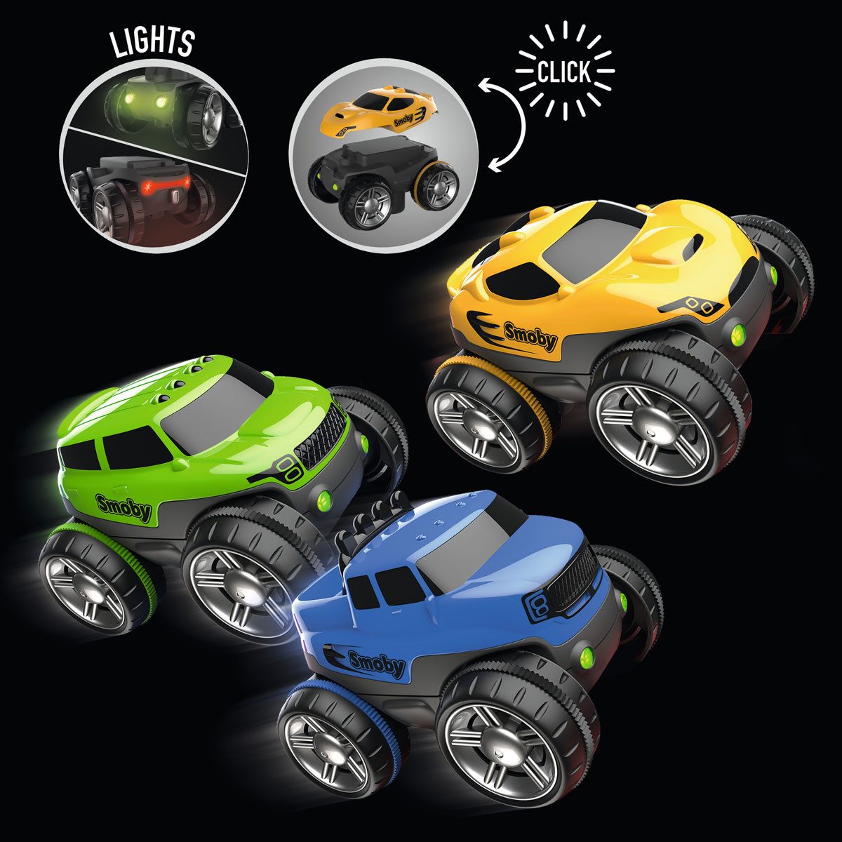 Smoby Autorennbahn Flextreme, (Sortiert, 1-tlg)