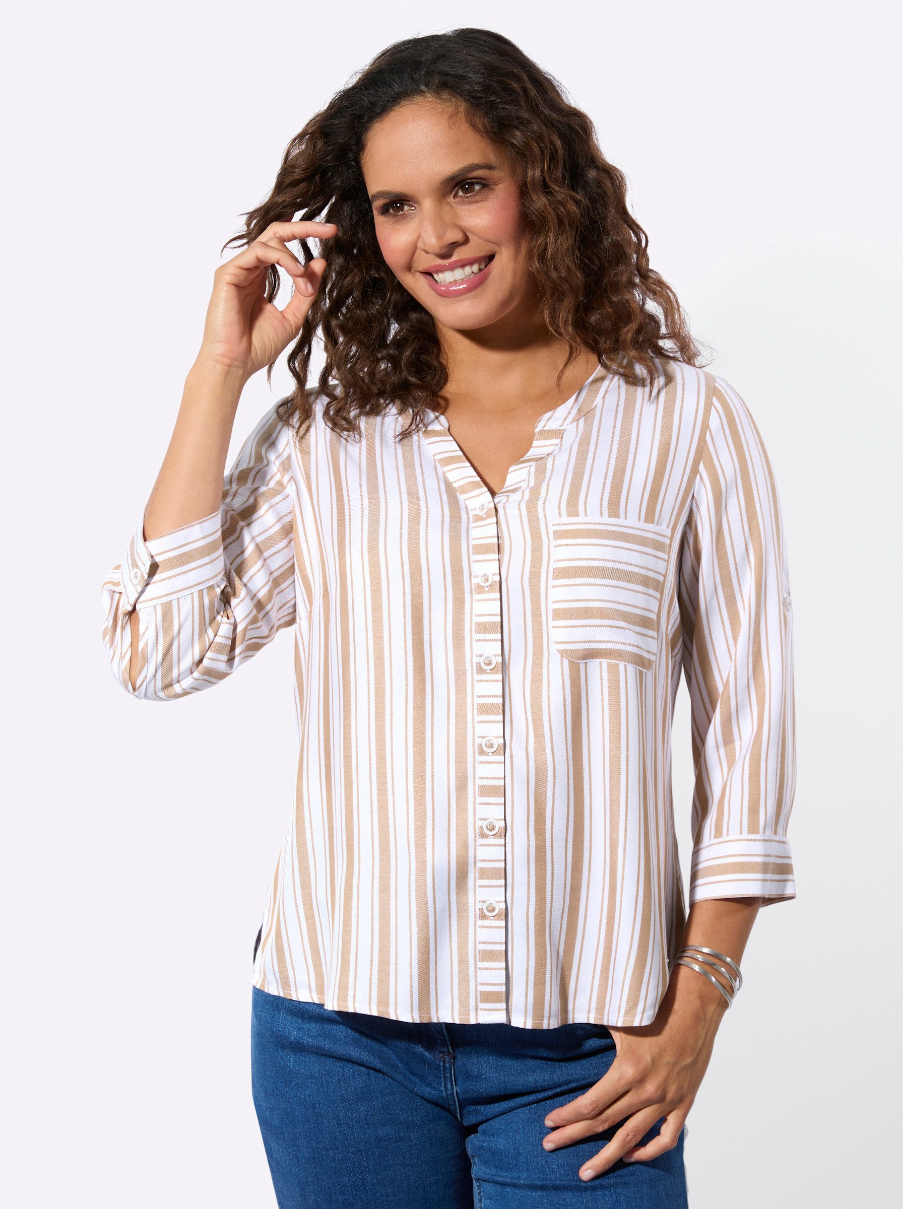 Witt Klassische Bluse Bluse 3/4-Arm günstig online kaufen