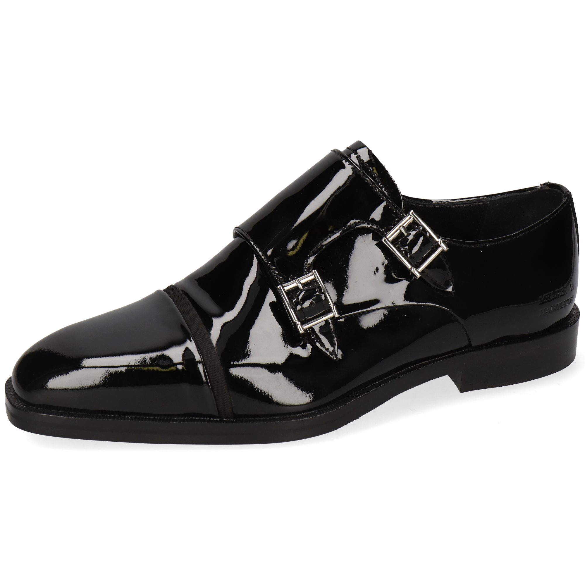 Melvin & Hamilton Stefano 2 Leder-Monk Schuhe für Herren Schnürschuh Flache Absätze, Echtes Leder