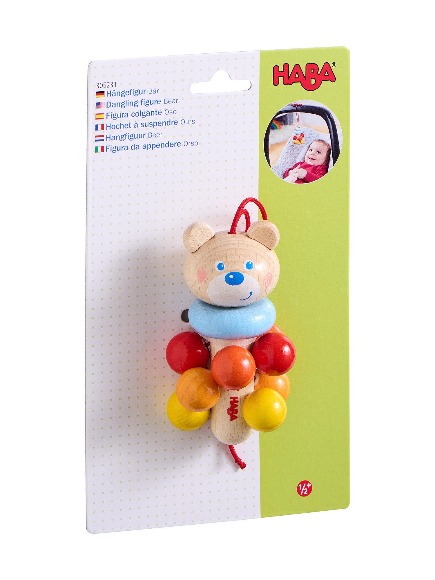 Haba Kinderwagenkette Hängefigur Bär, unisex neutral