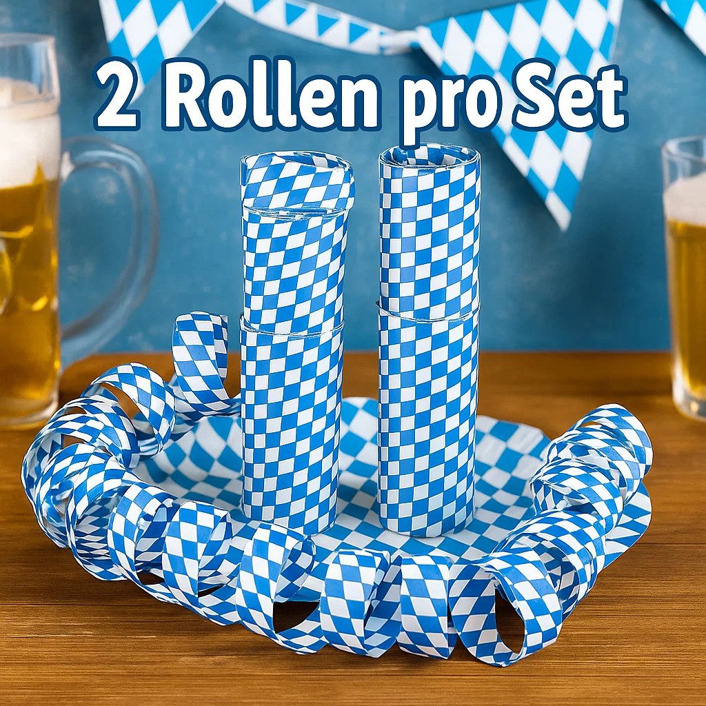 Fries Hängedekoration Großes Oktoberfest Deko Set–Bayern Partyset mit Wimpelkette & Zubehör (1 St), Alles für Ihre große Wiesn-Party