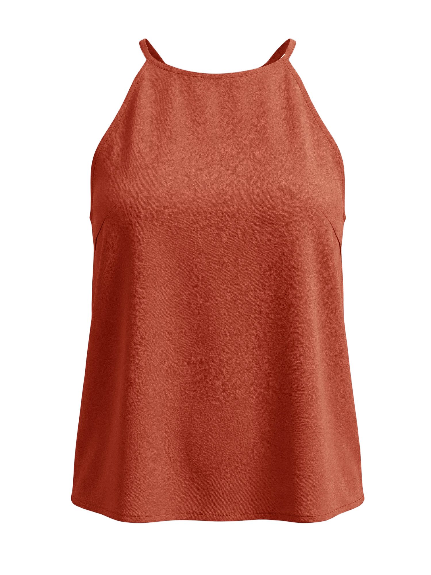 Imily Bela Trägertop Damen Lockeres Tanktop mit Rückenschlitz & Knöpfen (Packung, 1-tlg., 1per-Pack) Hoher Rundhals – Bild 5 von 5