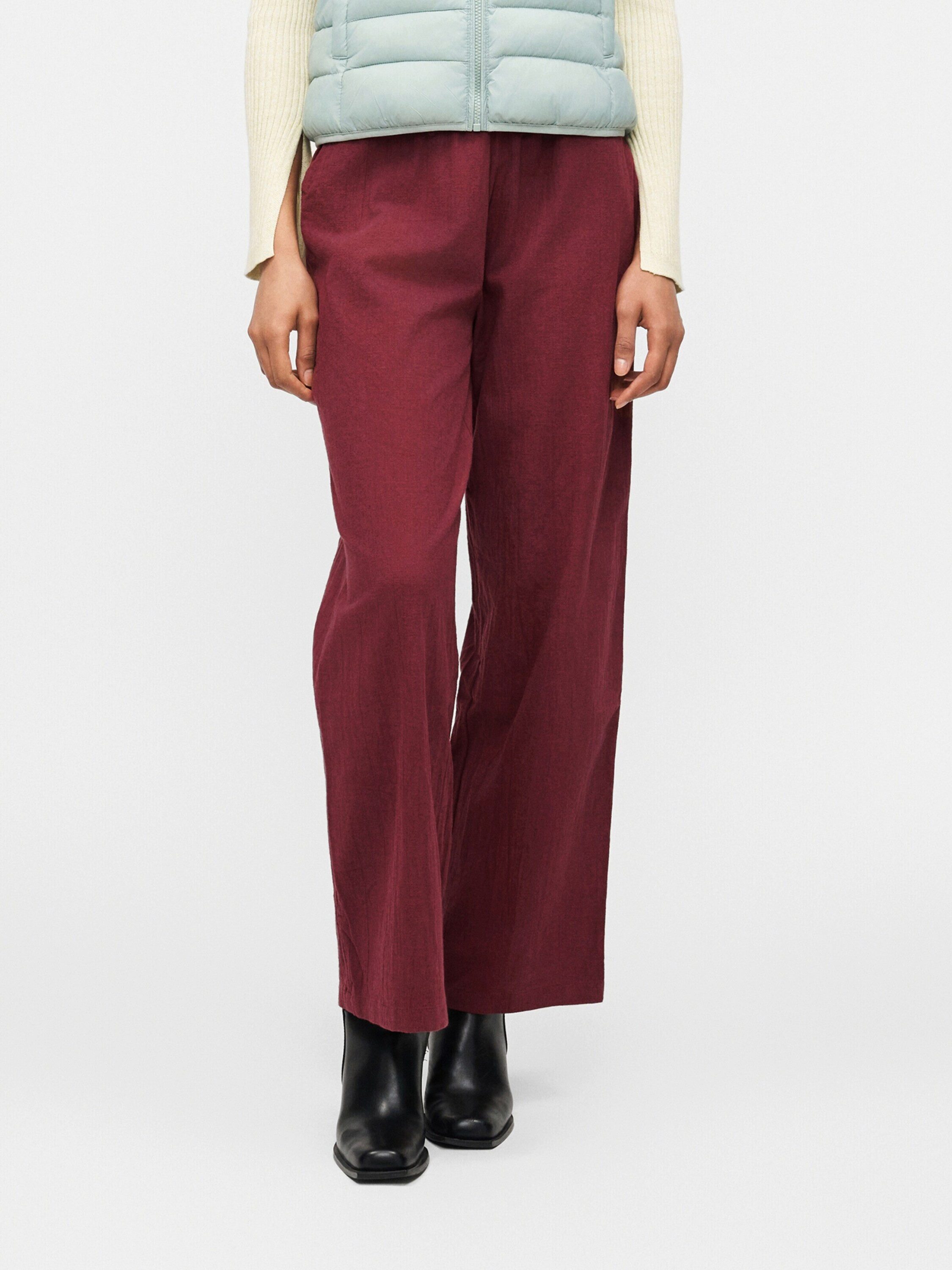 ONLY Stoffhose ONLTizana (1-tlg) Drapiert/gerafft